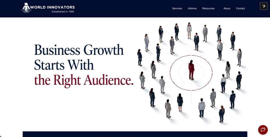 World Innovators new website