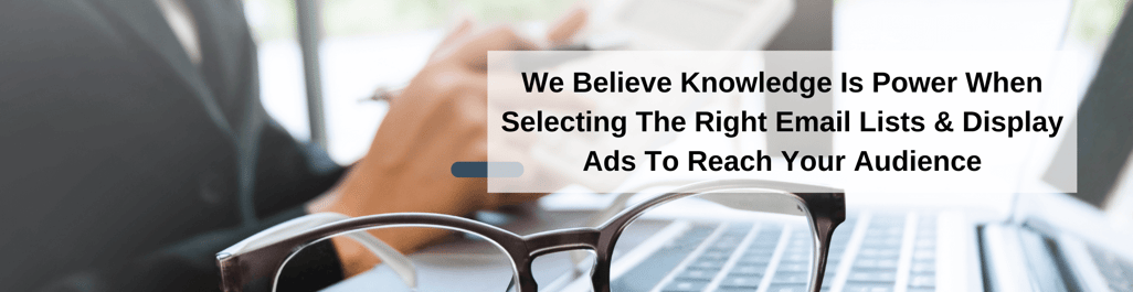Select right email list to reach your target audience