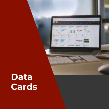 Data Cards Landing Page